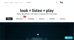 Desktop Screenshot of boni-records.com